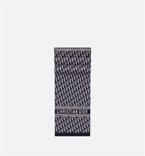 dior oblique scarf grey|More.